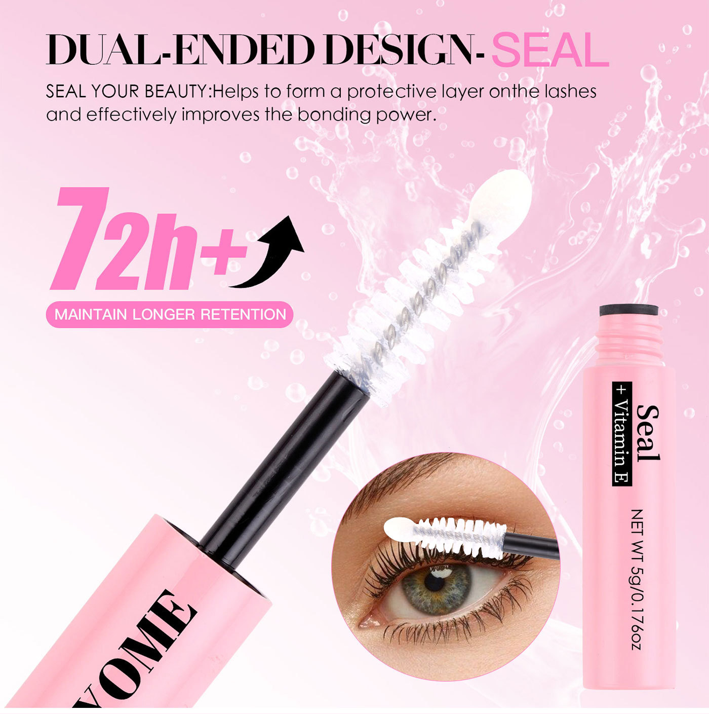 20g Weight Eyelash Glue Makeup Tools Types 1 Quantity Plastic Material Solid Color Pattern Casual, Simple Style Style Casual Simple Style Solid Color Plastic Eyelash Glue 1 6