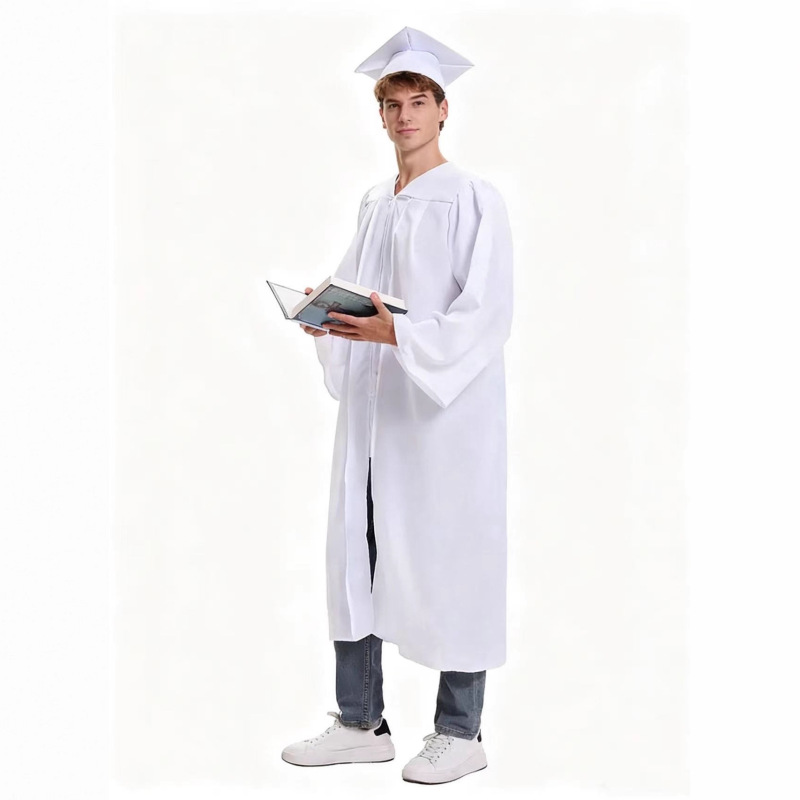 Cross-Border Bachelor's Uniform Cosplay Priest Uniform Prayer Hall Church College Student Graduation Dress Wholesale Factory Direct Sale