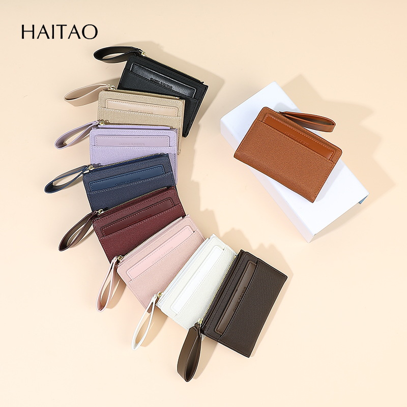 Nuevo bolso de mujer mujer alta sensación corta multi-tarjeta bolso de mano con bolso de tarjeta explosivo