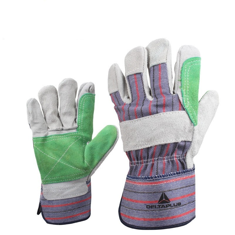 批发代尔塔204208焊接手套 A级双层牛皮手套 耐磨损抗撕裂手套