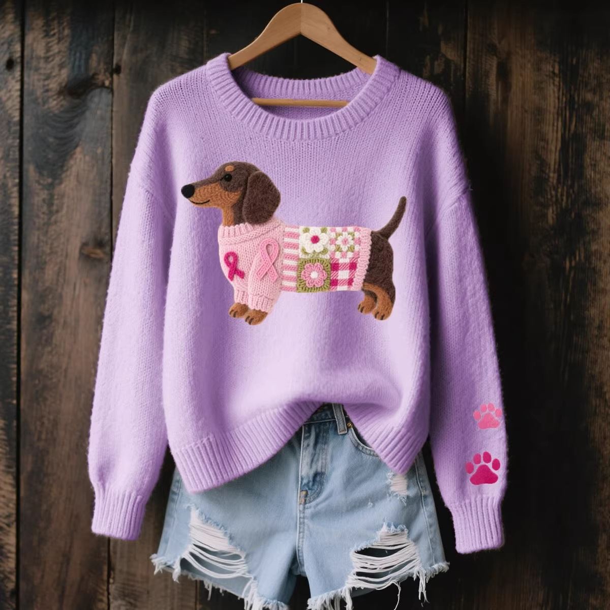 男士秋冬季卫衣男新款可加logo宽松长袖上衣卫衣男装狗狗图案印花