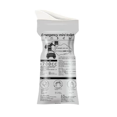 On-board emergency urine bag, emergency urine bags, portable