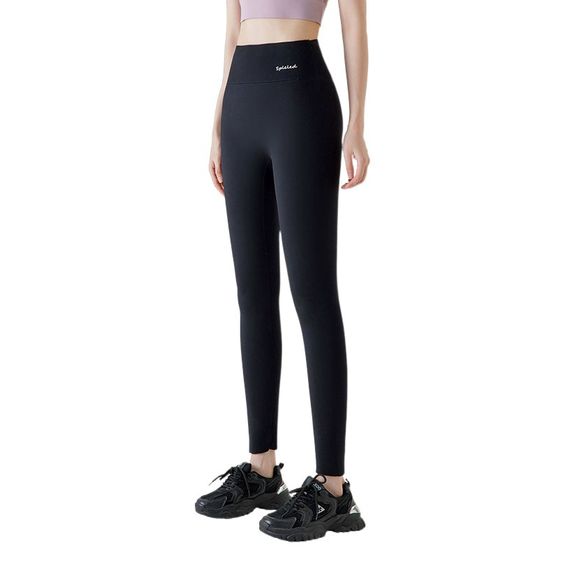 Женские леггинсы Shark, новые модели весна-осень-зима 2025, на флисовой подкладке, утолщенные, облегающие, теплые хлопковые леггинсы для йоги зимой.