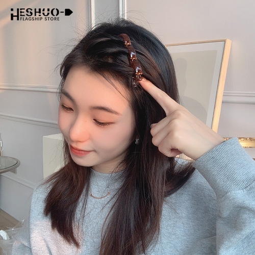 Hair Styling Magic Side Clip Hairpin Forehead Fringe Flyaway Claw Hairpin Fashion Accessory  New Arrival