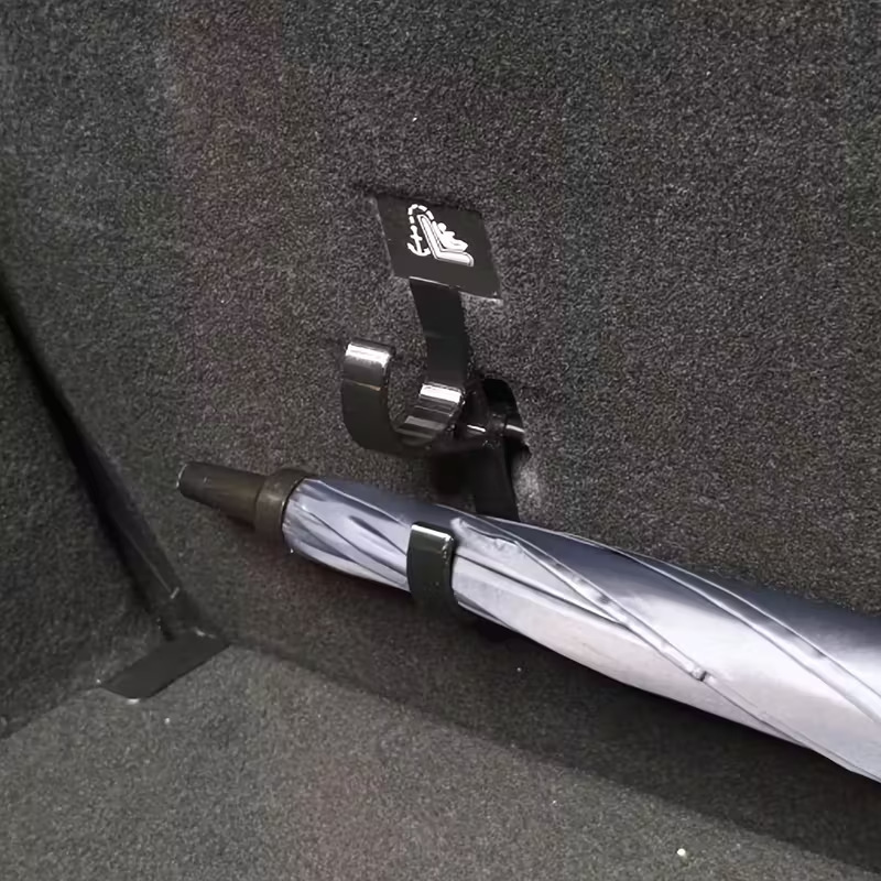 汽车后备箱雨伞挂钩  Car Umbrella Hook 汽车座椅后备箱通用挂钩|undefined