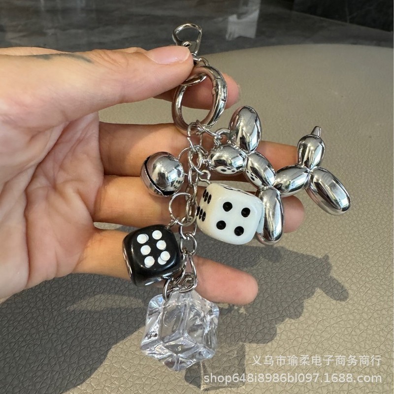New original net red ball dog mobile phone chain small exquisite bag key chain earphone set chain cross-border wholesale