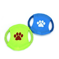 Pet toys cotton rope flying disc durable biting training interactive fun dog toys flying disc pet supplies wholesale