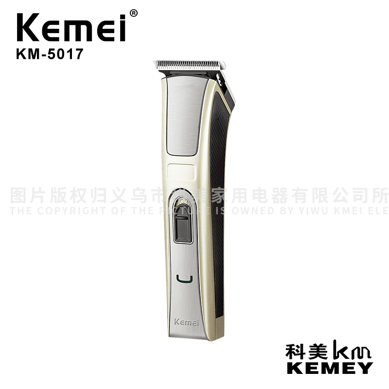 Kemei/科美理发器KM-5017碳钢刀头高速大功率电推剪跨境油头推剪