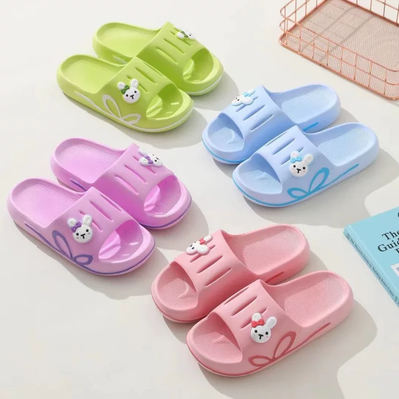 Non-slip three dimensional slippers, simple and elegant design, print