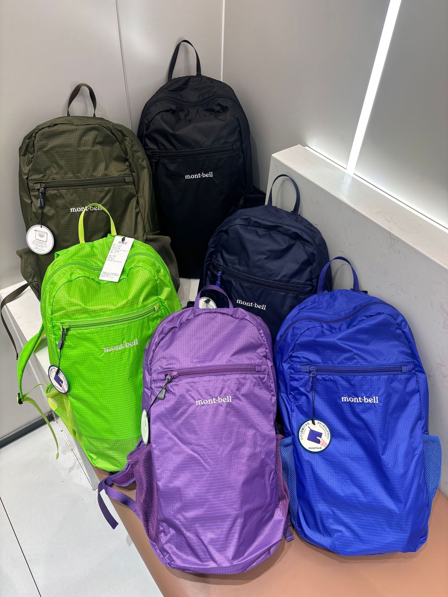 New Model Montbel Meishan 15L Lightweight Outdoor Sports Backpack Waterproof Nylon Travel Mountaineering Backpack