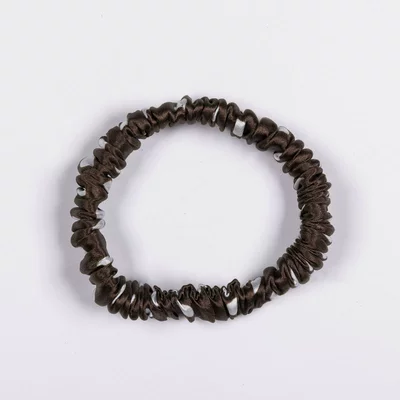 Saç üçün rezinlər | 19 Silk Hair Ties 1cm - cafe-point-16-mmi