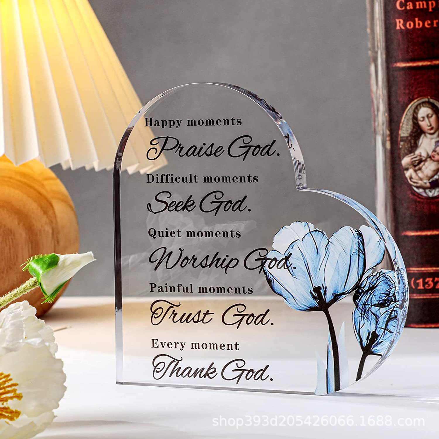 跨境新品亚克力送给女性的励志名言装饰