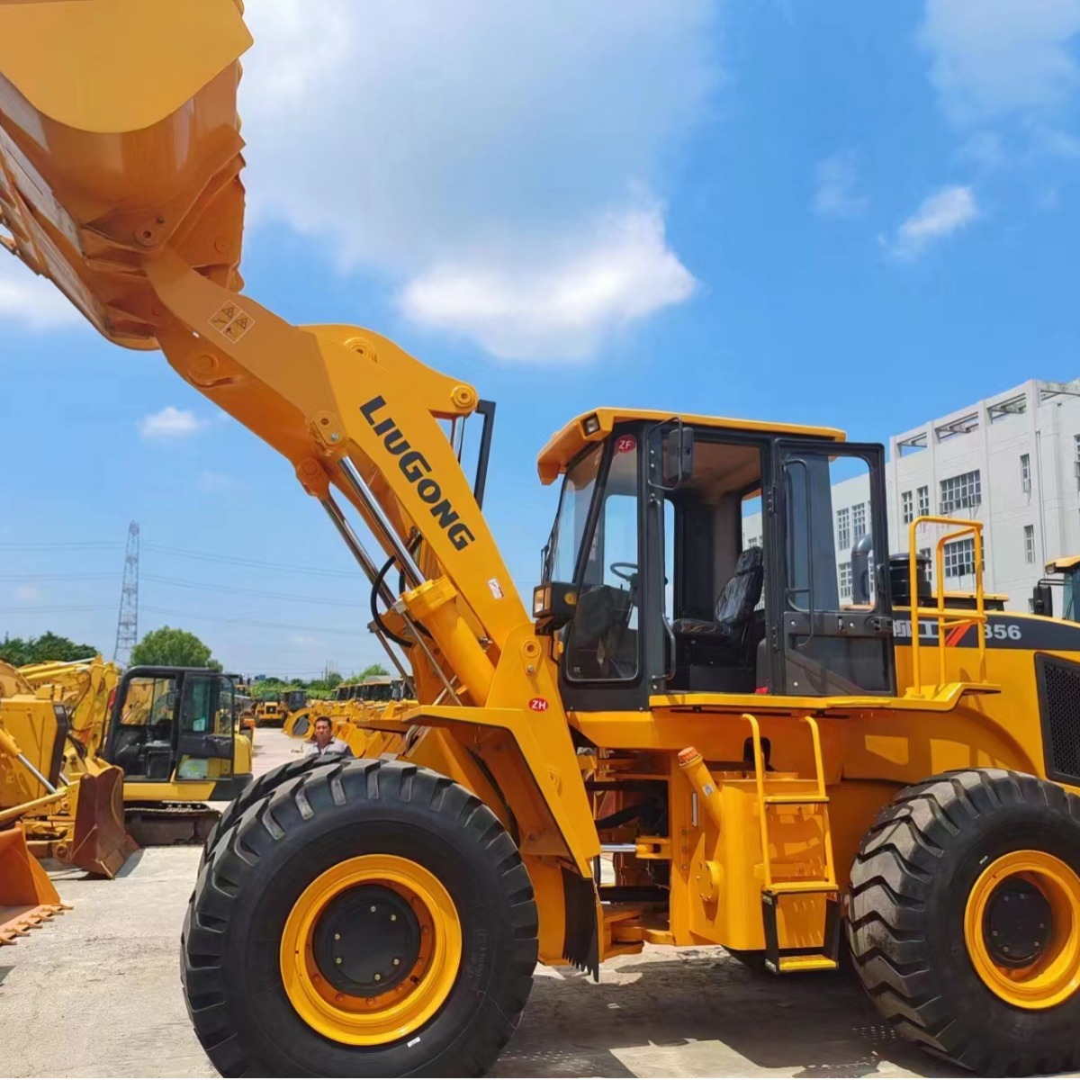 Shaoxing usado 856H 956LG cargador 50CN dragón elevadora