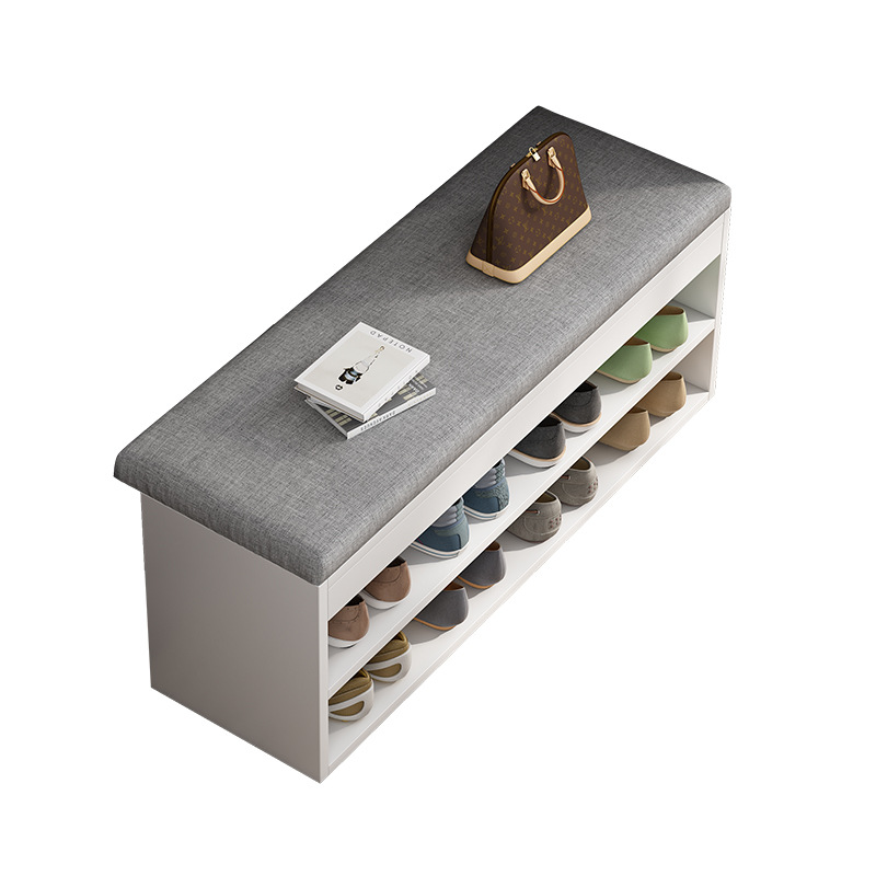 Zapatero hogar puerta asiento zapato Cambio de zapatos taburete pasillo simple ahorro de espacio zapato taburete gabinete económico salón dormitorio