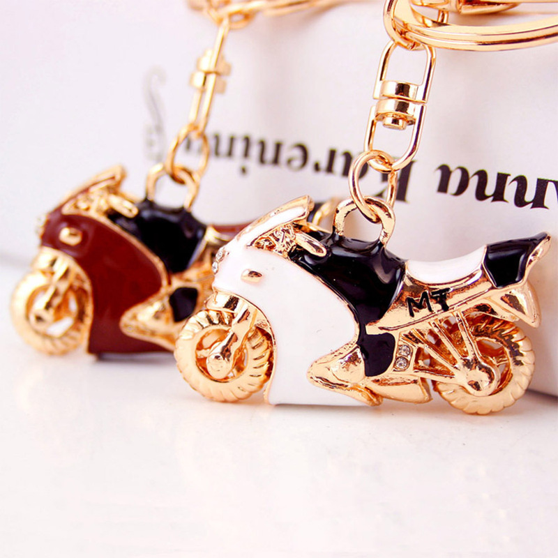 Creative Rhinestone Motorcycle Motorcycle Car Keychain Women's Bag Buckle Metal Pendant Key Chain Gift Gift 906 Creative Rhinestone Motorcycle Motorcycle Car Keychain Women's Bag Buckle Metal Pendant Key Chain Gift Gift 906