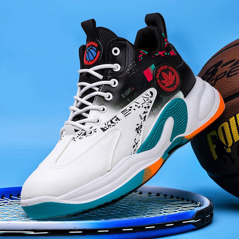 New Spring basketball shoes men's shoes new street fashion trendy combat boots court sneakers student running shoes men