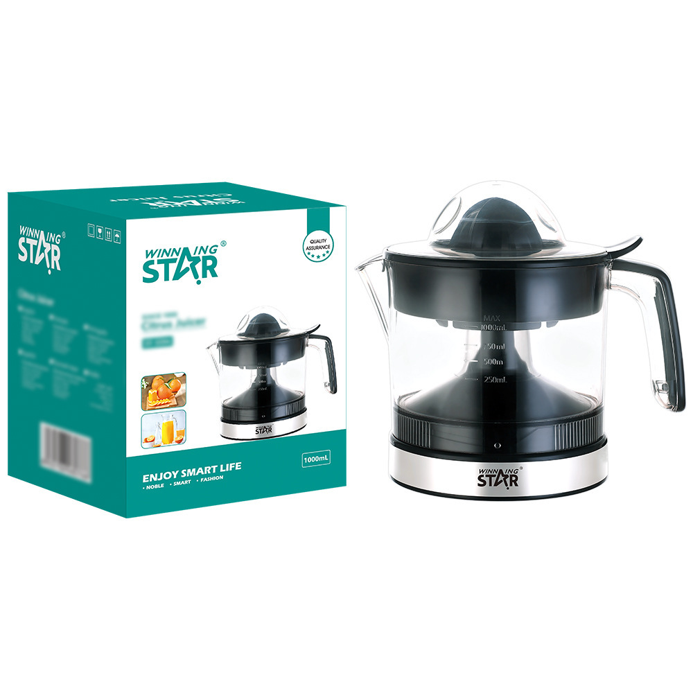 Winning Star Cross-Border Specializes in Small Household Juicer 750ml Food Supplement Cooking Machine Electric Orange Machine