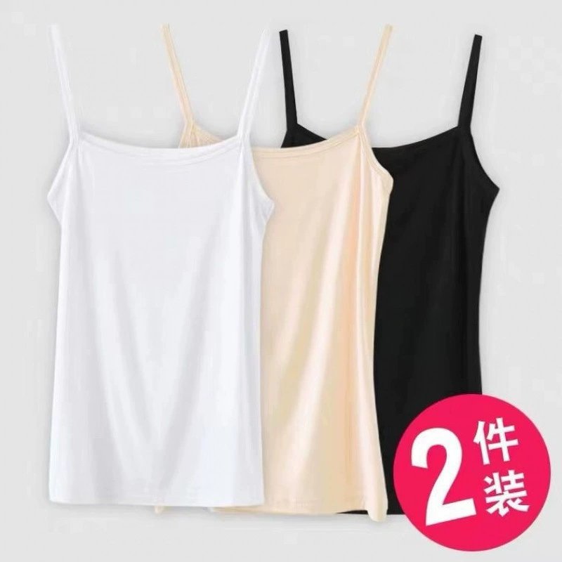 Жилет-бретелька для женщин, который можно носить снаружи и внутри, сексуальный и облегающий, чтобы прикрыть живот, стройнящий и универсальный для лета.