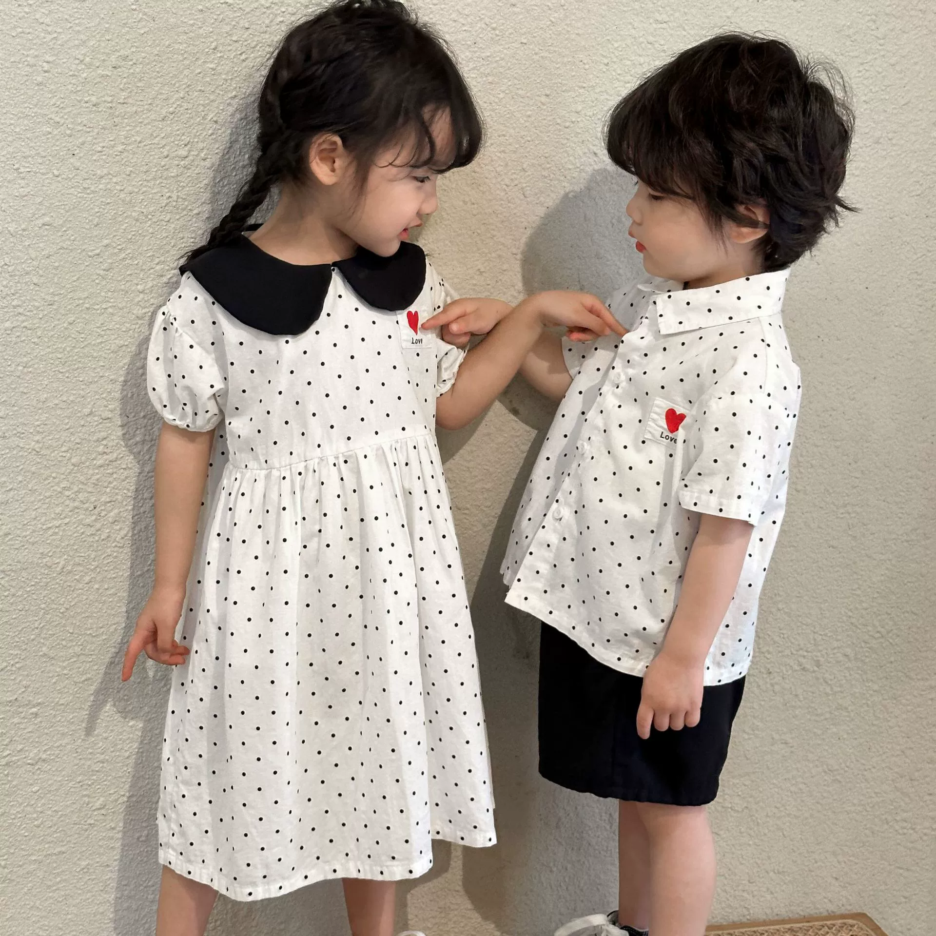Summer set for boys, cotton summer clothing, dress