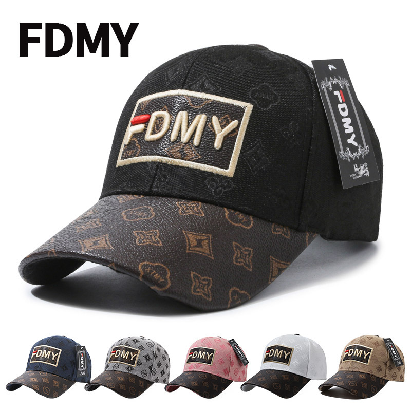 Stylish Leather Baseball Cap Adjustable Breathable Sun Hat For All Seasons Suitable For Everyone_voghion.com