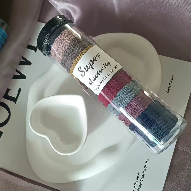 Diadema sin costuras tocado accesorios para el cabello banda para el cabello estilo coreano femenino Cola de Caballo corbata pelo no duele banda de goma elástica pelo cuerda al por mayor