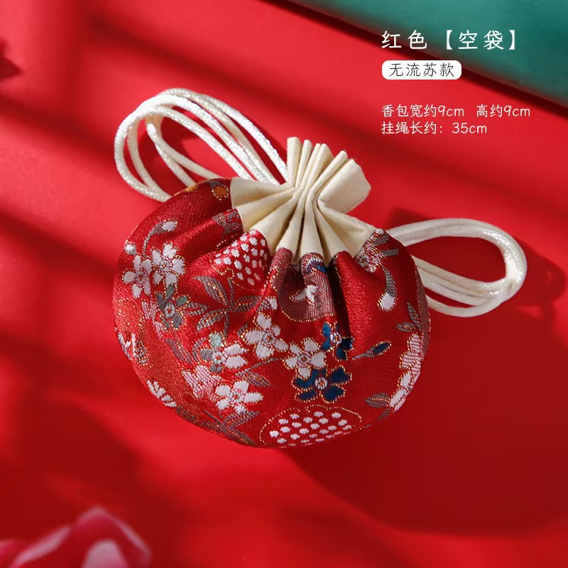Bolsa vacía, bolso de impresión bordado antiguo, colgante de carro, bolso de mosquitos, festival del dragón, bolso de moda nacional