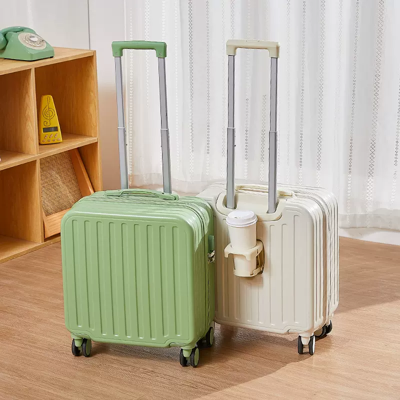 男女轻便行李箱18寸登机箱万向轮拉杆箱小皮箱可爱小型密码旅行箱