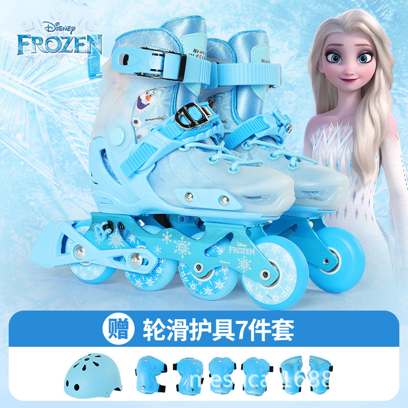 Mescal Disney Professional Roller Skates for Children, Beginners, Baby Girls, Flat Roller Skates, Genuine Wholesale