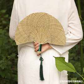 扇子手工编织纳凉驱蚊 民间草编夏凉扇棕叶蒲扇 厂家直销一件代发