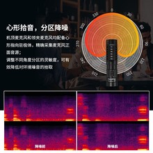 斯莫格 Smallrig心形指向性麦克风直播相机降噪机顶加领夹双麦套