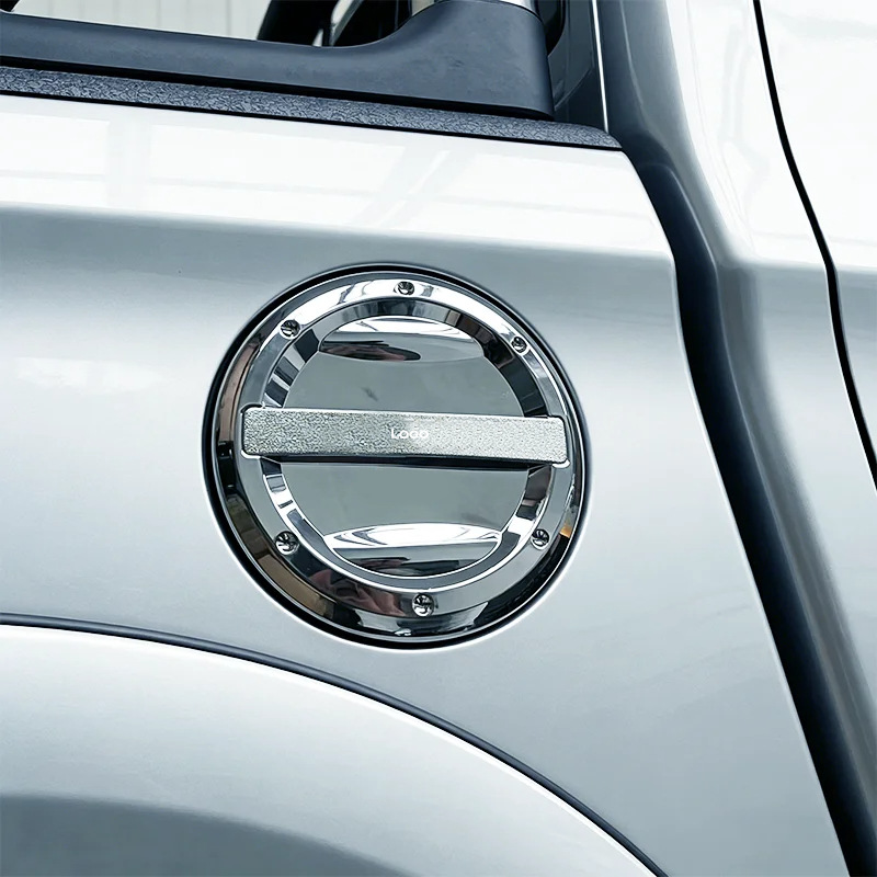 Suitable for Mitsubishi TRITON L200 2015-2018 model fuel tank cover ABS decorative sticker fuel tank protection cover