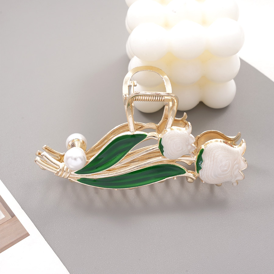 IG Style Sweet Women's Tulips Metal Hair Claws display picture 7