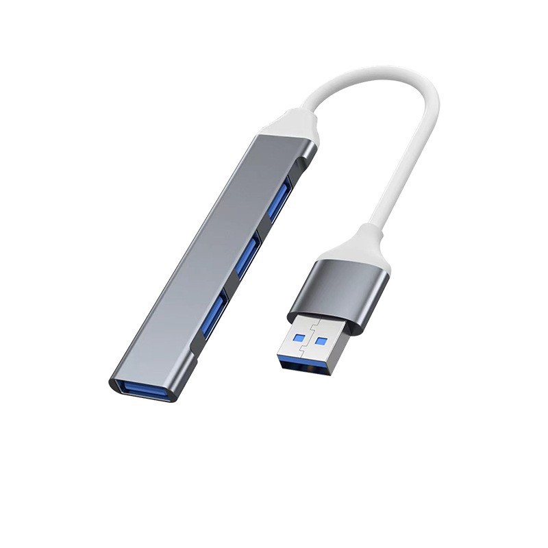 Typec estación de acoplamiento extensor de concentrador de computadora usb3.0 divisor montado en el vehículo un soporte de cuatro concentradores muelle de expansión