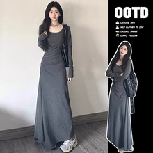 �紺�����ɫ�B��ȹ��Ů����2025���¿�ᘿ�����ȹ�o�����@���Lȹ