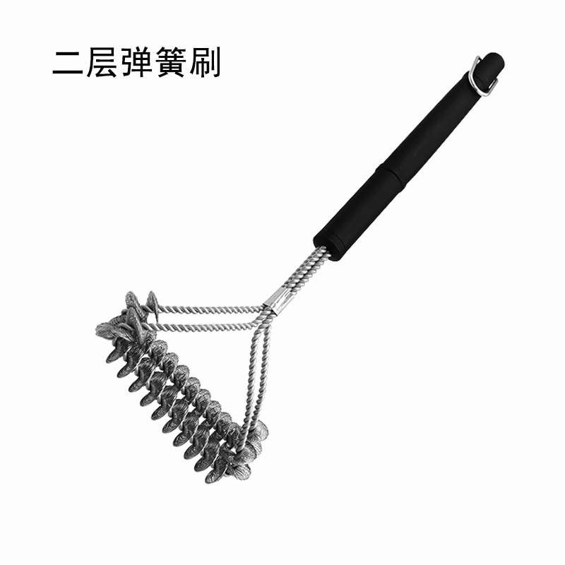 BBQ red de barbacoa transfronteriza cepillo de limpieza cepillo de alambre de acero inoxidable limpieza parrilla de barbacoa cepillo de acero herramienta de barbacoa