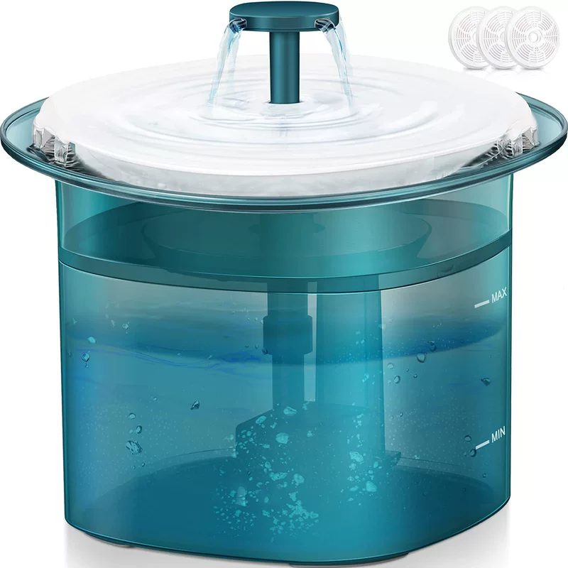 Pet water dispenser 2L large -capacity cat, dog, dog dispenser multiple filtering live water cat smart water dispenser