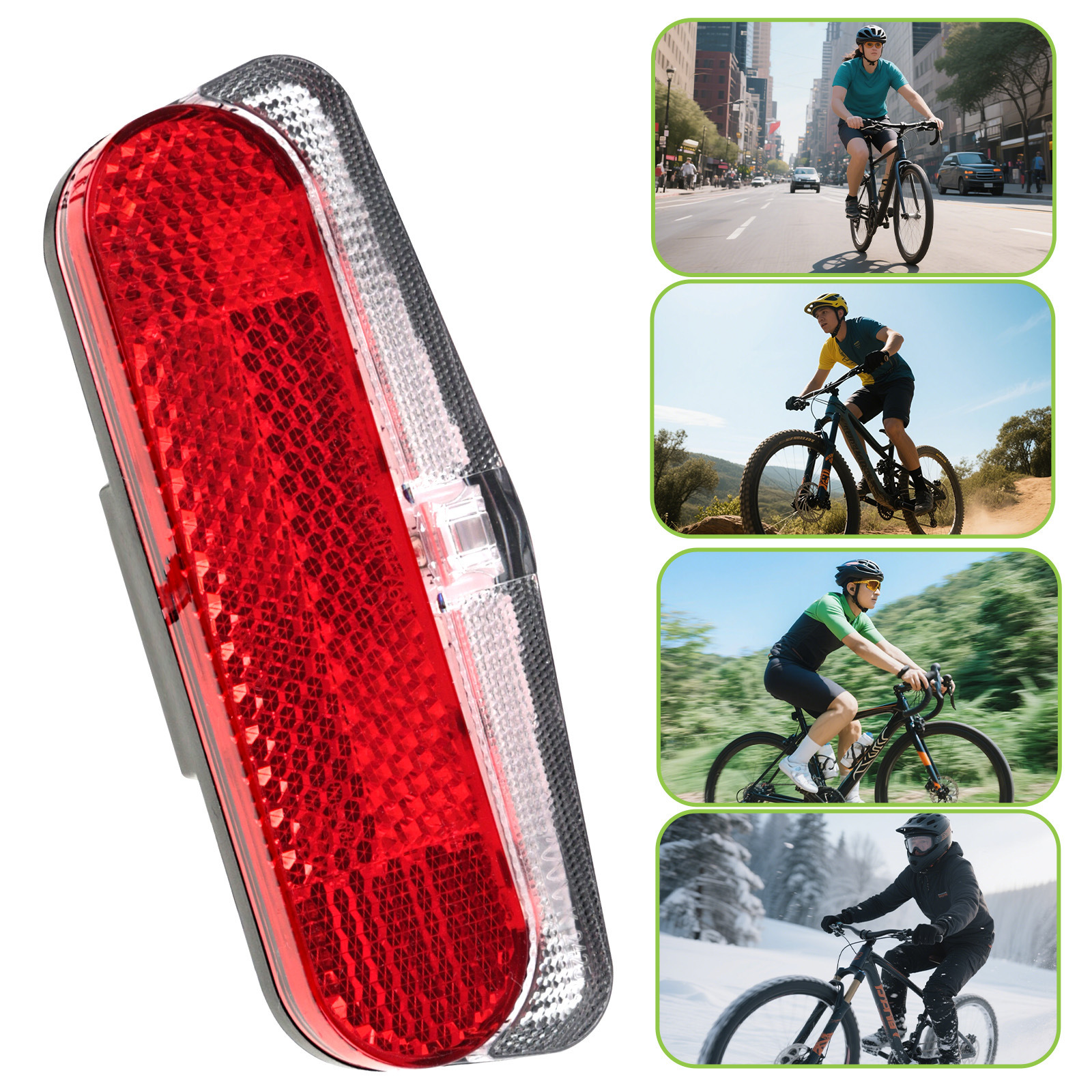 Bafang Can Protocol Mid-Drive Motor 36/48V Tail Light for Night Cycling Bicycle Modification Electric Bike Accessories