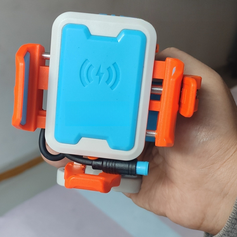 Shock-Absorbing Wireless Charging Mobile Phone Holder Motorcycle Navigation Takeaway Quick Take Cycling Equipment