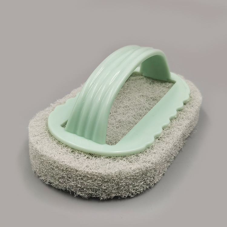 Cepillo de limpieza de baldosas de cocina Cepillo de limpieza multifunción con mango Cepillo de descontaminación de estufa Cepillo Baijie Limpiador de esponja de limpieza de pared