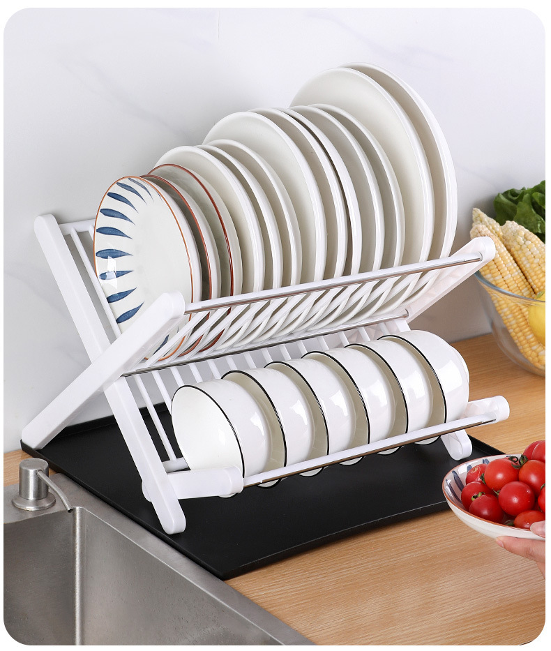Folding Draining Bowl Rack