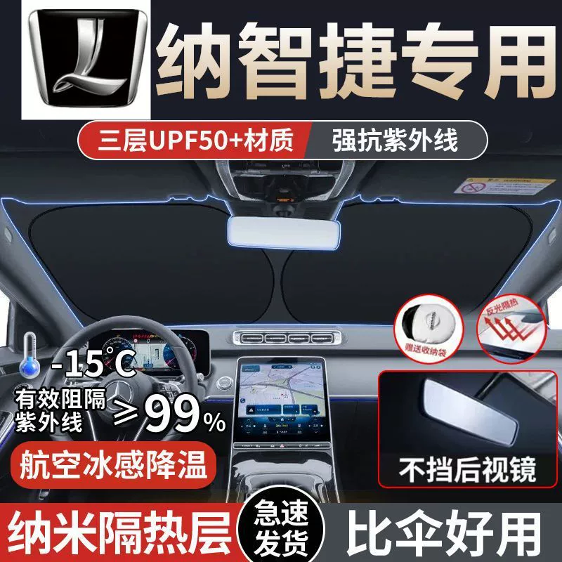 Подходит для Naza U6/Rui 3/Large 7/Na 5/URX/Large 7MVP автомобильный солнцезащитный козырек передний теплоизоляционный зонт фиолетовый