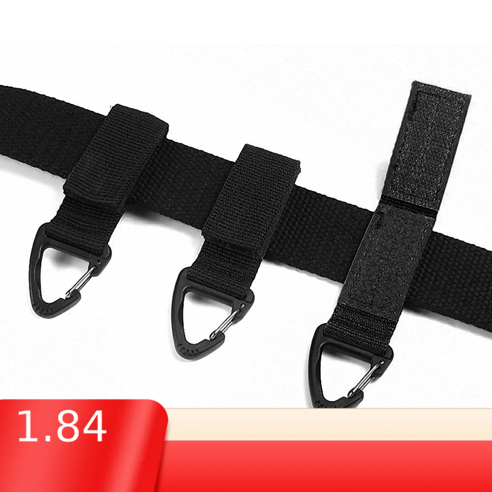 Edc Outdoor Multifunctional Carabiner Keychain Tactical Nylon Webbing Backpack Belt Buckle Single-Point Triangle Buckle