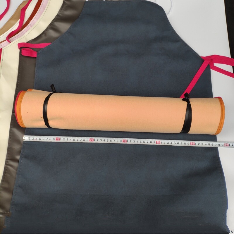 2 yuan shop leather apron household labor protection PU waterproof anti-fouling leather apron coverall two yuan shop stall supply wholesale