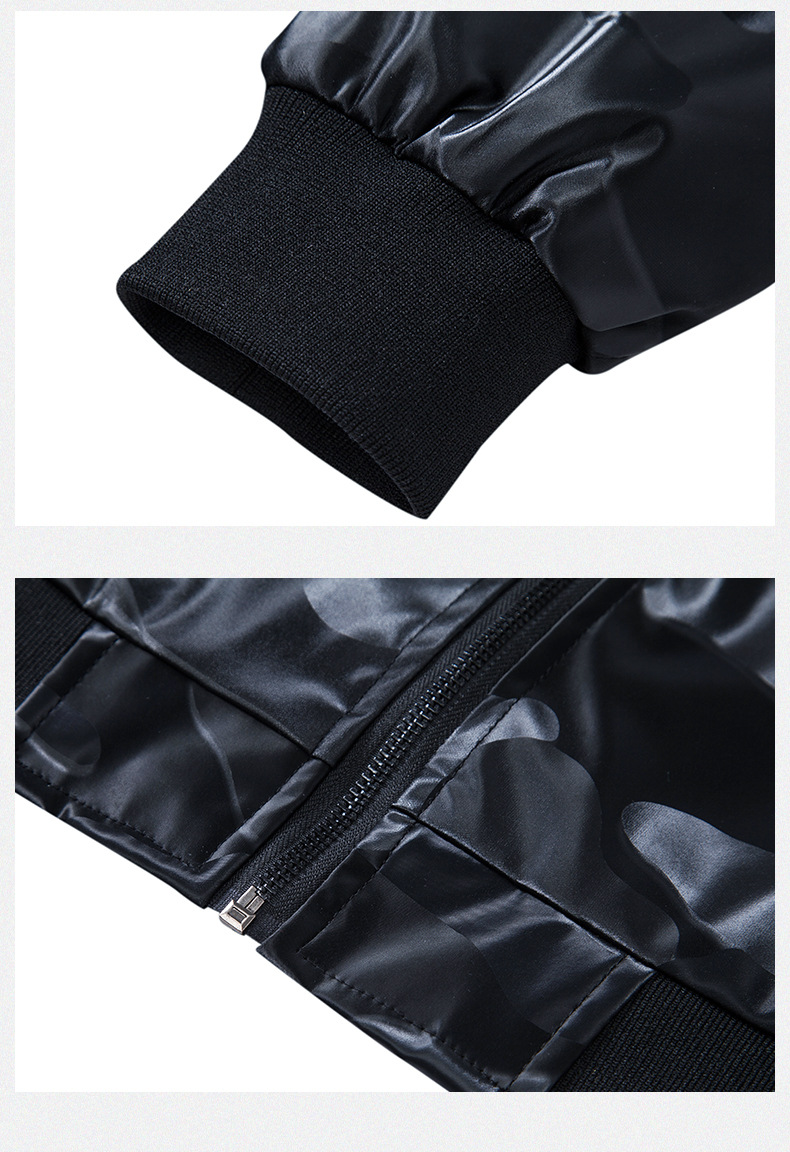 Men's Leather Jacket Stand Collar Motorcycle Style For Men_voghion.com