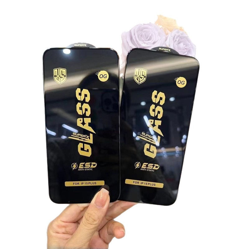 OG GLASS适用苹果17高铝钢化膜iphone17AIR防尘网钢化膜17pro高清|undefined