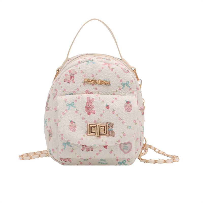 Borsa a tracolla con catena chic da donna con ciondolo zaino_voghion.com