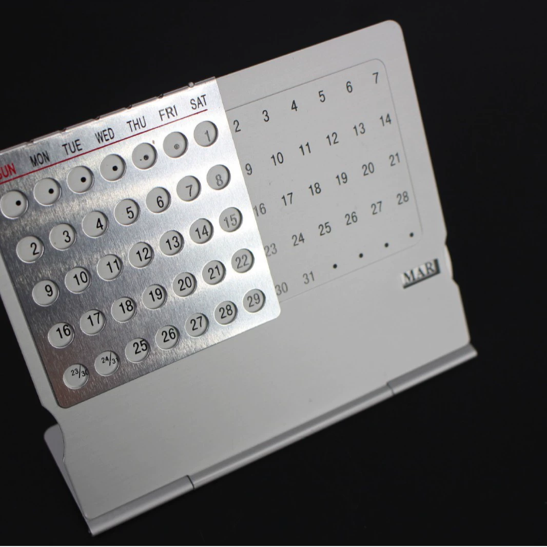 Алюминиевая пластина календаря рамка календаря алюминиевая пластина календаря WLL-219