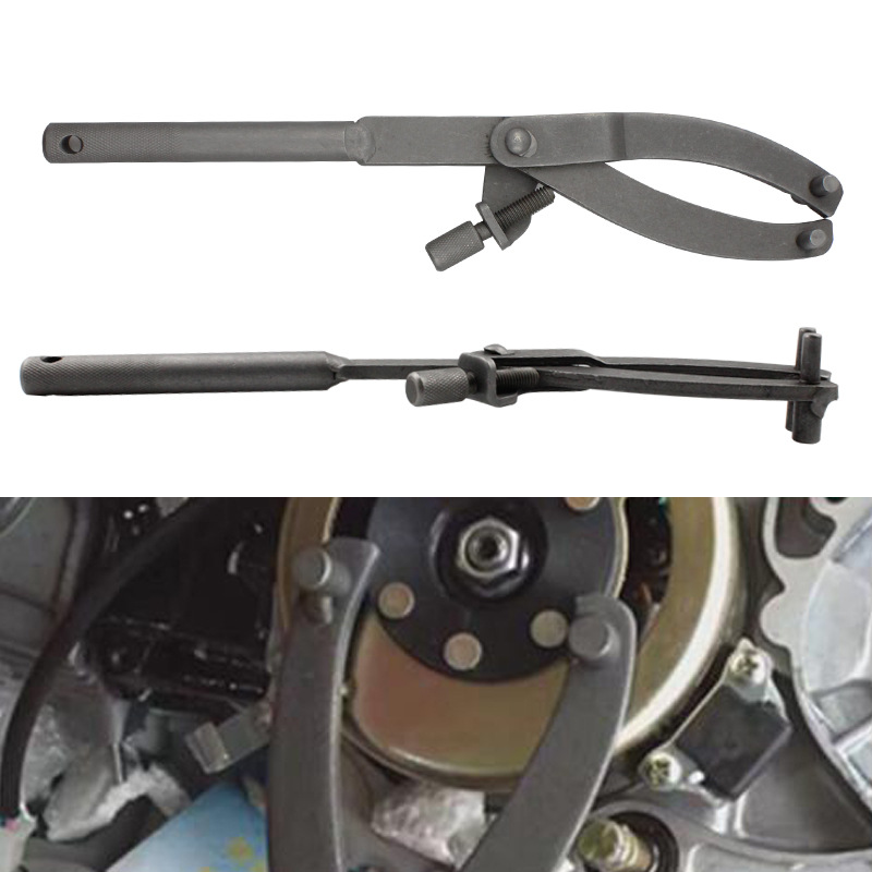 오토바이 Y 형 플라이휠 렌치 페달 오토바이 벨트 디스크 자기 모터 고정 카드 수리 도구 플라이휠 캘리퍼