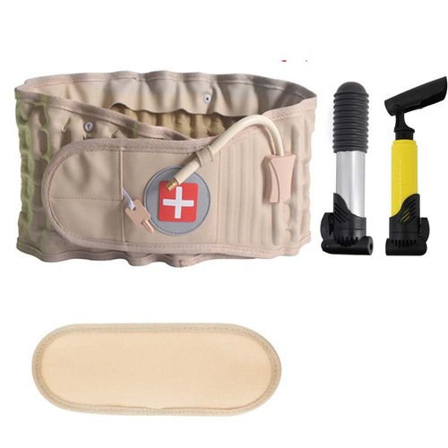 Shenzhen factory inflatable support belt elderly health care products waist protection lumbar traction belt lumbar traction device