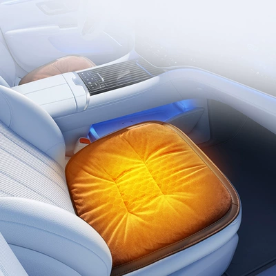 Seat cushion, seat cover graphene, down-filled, winter heating seat